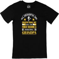Cix Basketball Grandpa Siyah Erkek T-shirt