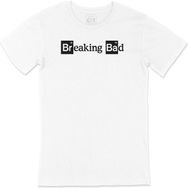 Cix Beyaz Breaking Bad Logolu Siyah Erkek T-shirt