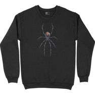 Cix Black Widow Gerçek Örümcek Siyah Kapüşonlu Sweatshirt