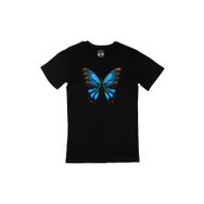 Cix Butterfly Kelebekli Siyah Erkek T-shirt