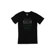 Cix Camping Forever Siyah Erkek T-shirt