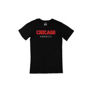 Cix Chicago America Siyah Erkek T-shirt