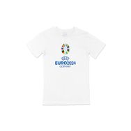 Cix Euro 2024 Almanya Kupalı Baskılı Yuvarlak Yaka Beyaz T-shirt