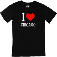Cix I Love Chicago Siyah T-shirt