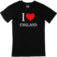 Cix I Love England Siyah T-shirt