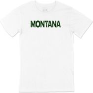 Cix I Love Montana Baskılı Beyaz Unisex T-shirt