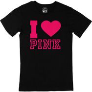 Cix I Love Pink Siyah T-shirt