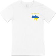 Cix I Love Ukrayna Baskılı Beyaz Unisex T-shirt