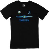Cix İsveç Euro 2020 Siyah T-shirt