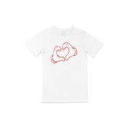 Cix Kalp Beyaz Erkek T-shirt