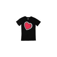 Cix Kalp Çizimli Siyah T-shirt