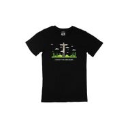 Cix Kurtarıcı İsa Siyah Erkek T-shirt