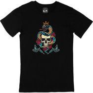 Cix Kuru Kafa Dragon Silahlı Siyah Erkek T-shirt