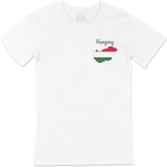 Cix Maceristan Haritalı ve Bayraklı Beyaz T-shirt