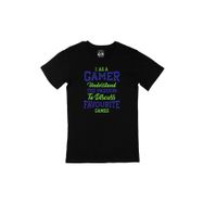 Cix Mavi As a Gamer Siyah T-shirt