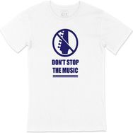 Cix Mavi Do Not Stop the Music Beyaz T-shirt
