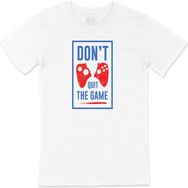 Cix Mavi Don't Quit the Game Beyaz T-shirt
