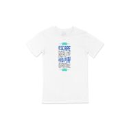 Cix Mavi Escape Reality Beyaz T-shirt
