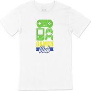 Cix Mavi Gamer Club Beyaz T-shirt