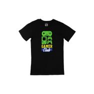 Cix Mavi Gamer Club Siyah T-shirt