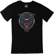 Cix Mavi Gözlü Panter Siyah T-shirt