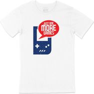 Cix Mavi Just One More Game Beyaz T-shirt