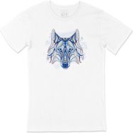 Cix Mavi Kurt Beyaz T-shirt