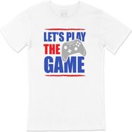 Cix Mavi Lets Play the Game Beyaz T-shirt