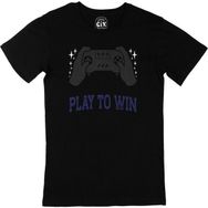 Cix Mavi Play to Win Siyah T-shirt