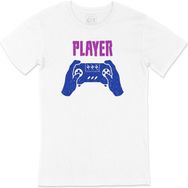 Cix Mavi Player Beyaz T-shirt