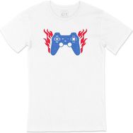 Cix Mavili Joystick Beyaz T-shirt