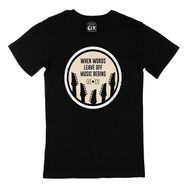 Cix Music Begins Baskılı Siyah Unisex T-shirt