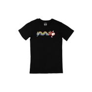 Cix Müzisyen Noel Baba Baskılı Siyah Unisex T-shirt