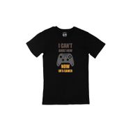 Cix Now I Am A Gamer Baskılı Yuvarlak Yaka Siyah T-shirt