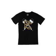 Cix Orman Kampı Baskılı Siyah Unisex T-shirt