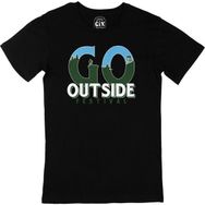 Cix Outside Festival Baskılı Siyah Unisex T-shirt
