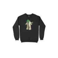 Cix Pelerinli Yoda Star Wars Siyah Erkek Sweatshirt