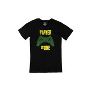 Cix Pembe Player One Baskılı Siyah Erkek T-shirt
