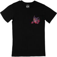 Cix Pokemon Mega Gengar Cep Logo Tasarımlı Siyah Erkek T-shirt