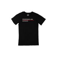 Cix Porsche Motorsport Baskılı Siyah Erkek T-shirt