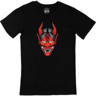Cix Red Devil Baskılı Siyah Erkek T-shirt