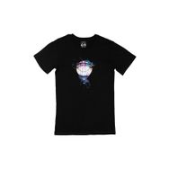 Cix Renkli Uçan Balon Baskılı Siyah Erkek T-shirt