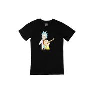 Cix Rick And Morty Tasarımlı Baskılı Siyah Erkek T-shirt