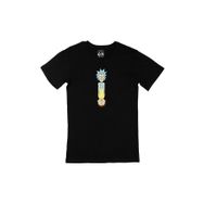 Cix Rick And Morty Ters Baskılı Siyah Erkek T-shirt