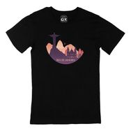 Cix Rio de Janeiro Baskılı Siyah Erkek T-shirt