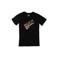 Cix Rock Radio Gitar Baskılı Siyah Erkek T-shirt