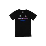Cix Rusya Euro 2020 Siyah Erkek T-shirt