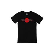 Cix Samurai Japan Baskılı Siyah Erkek T-shirt