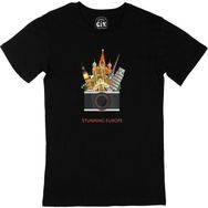 Cix Stunning Europe Siyah Erkek T-shirt