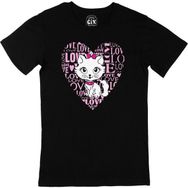 Cix Tatlı Kedicik Siyah Erkek T-shirt
